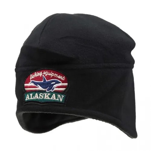 Шапка Alaskan, демисезон/зима, утепленная, размер 58-60, черный