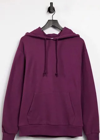 Фиолетовое худи COLLUSION Unisex-Фиолетовый цвет