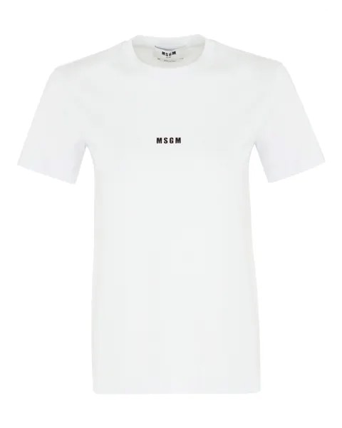 Хлопковая футболка MSGM