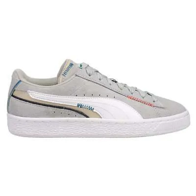 Серые кроссовки Puma Suede Displaced Youth Boys Повседневная обувь 38449601