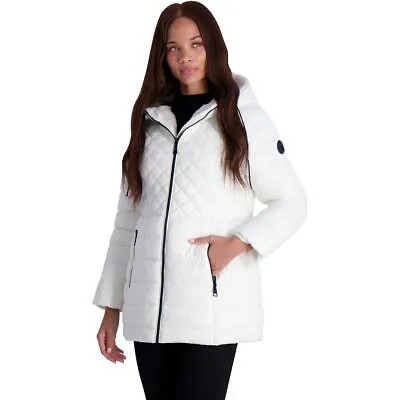 Steve Madden Женское белое пальто Glacier Shield с уютной подкладкой S 5672