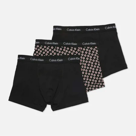 Комплект мужских трусов Calvin Klein Underwear 3-Pack Trunk, цвет чёрный, размер M