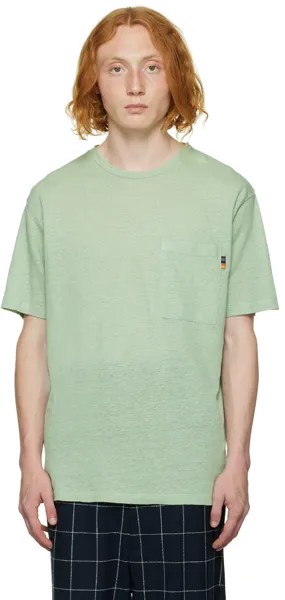 Зеленая футболка с карманом Paul Smith