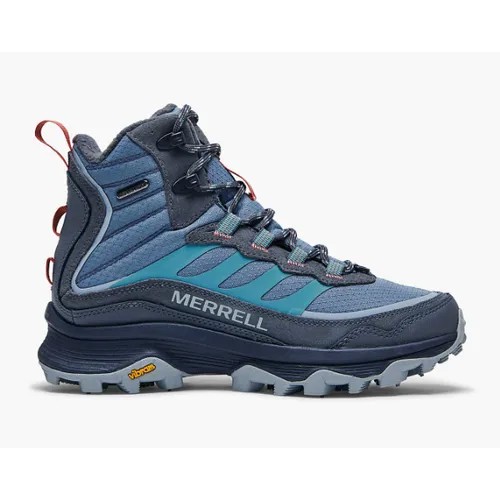 Ботинки хайкеры MERRELL Moab Speed Thermo Mid, размер 3.5, синий