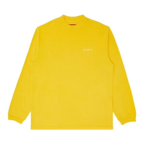 Топ Supreme Mock Neck Long-Sleeve 'Yellow', желтый