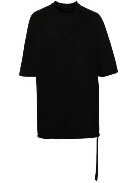 Rick Owens DRKSHDW футболка со вставками, черный