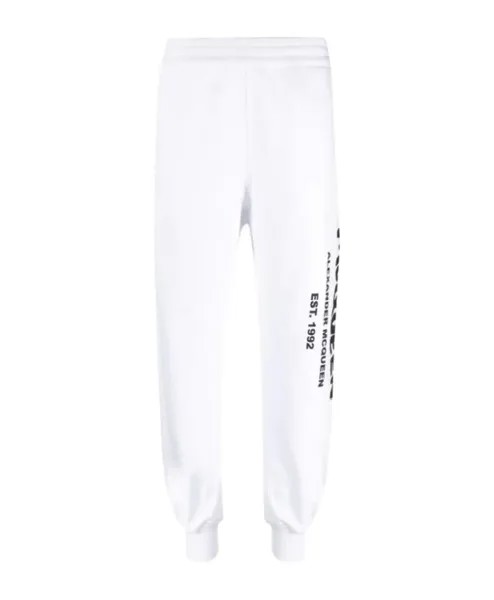 Спортивные брюки с логотипом Graffiti Alexander Mcqueen, белый