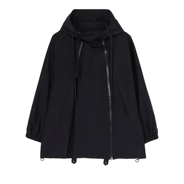 Худи Yohji Yamamoto Regulation Double Zip Hoodie, черный