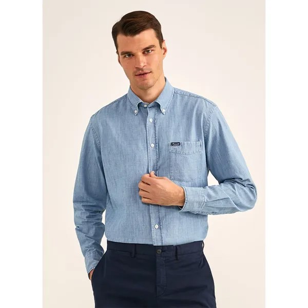 Рубашка с длинным рукавом Façonnable Clb Bd Jean, синий