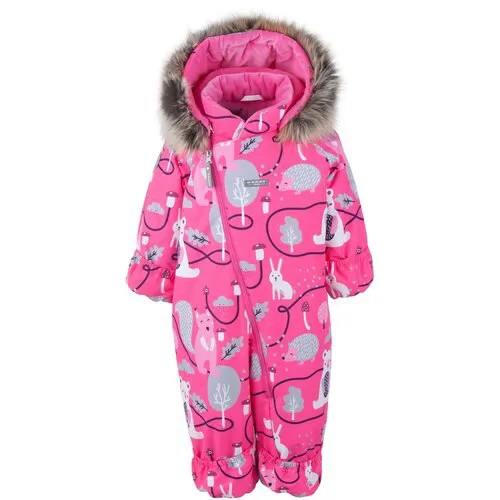 Комбинезон KERRY DERRY K20405, размер 68, розовый, белый