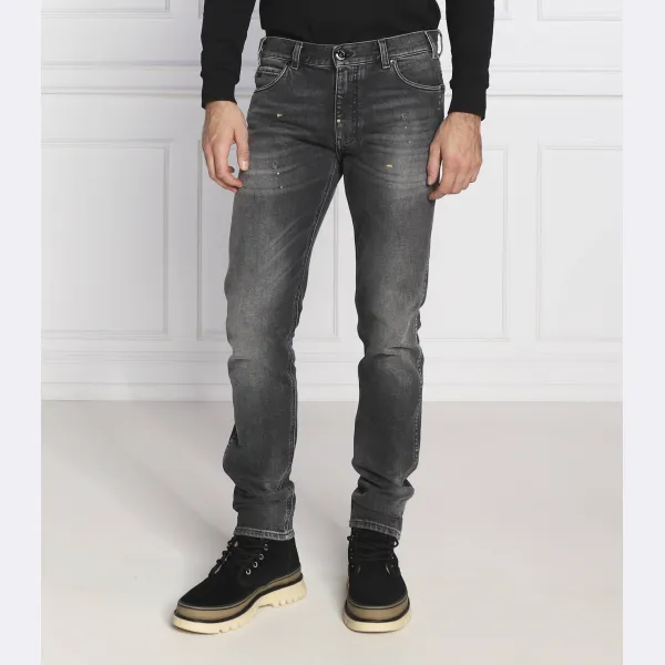 Джинсы узкого кроя j16 Emporio Armani, черный