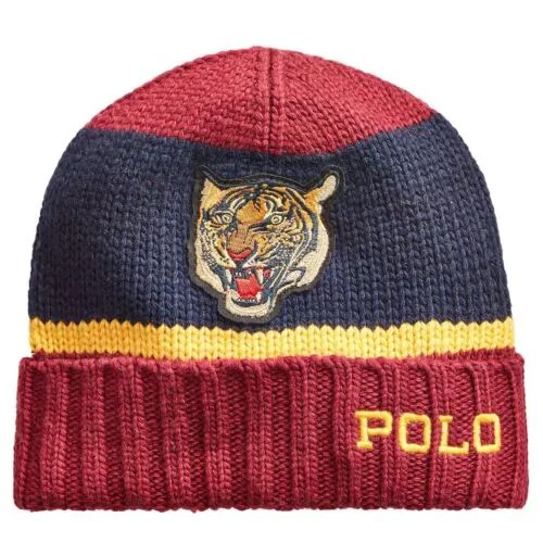 [PC0380-601] Мужская шапка Polo Ralph Lauren Rugby Stripe Cuff Hat