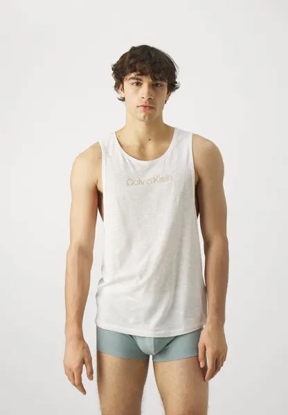 Майка CREW NECK TANK Calvin Klein Swimwear, белый