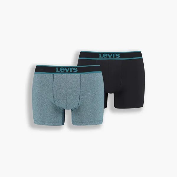 Боксеры мужские Levi's Vintage Heather Boxer Brief 2P разноцветные L
