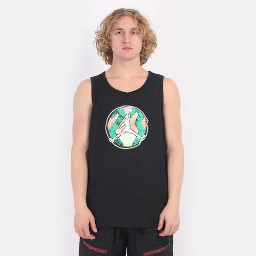 Майка Jordan Logo Pattern Printing Sports Vest, размер L, черный