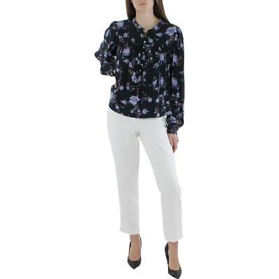 Женская блузка с черными пуговицами Rebecca Minkoff, рубашка M BHFO 9283