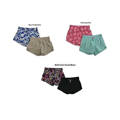 Влагоотводящие спортивные шорты для девочек Members Mark 2 Pack