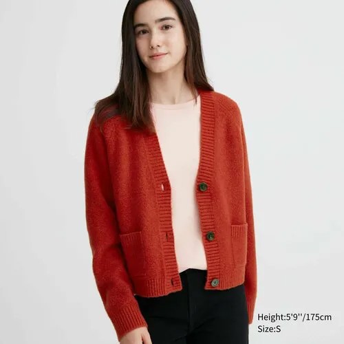 Кардиган Uniqlo, размер XS, красный