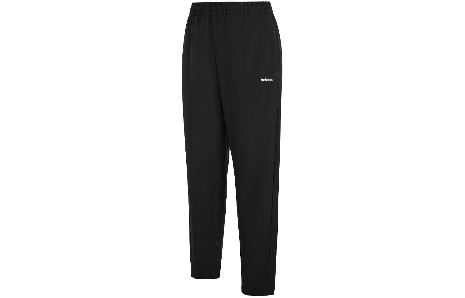 Трикотажные спортивные штаны женские черные Adidas