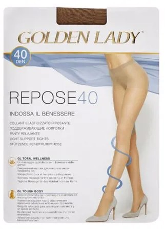 Колготки Golden Lady Repose 40 den, размер 5-XL, melon (бежевый)