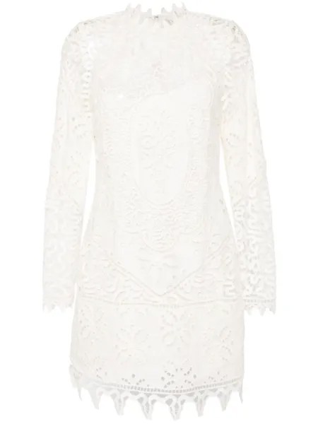 Ulla Johnson платье мини Eleni, белый