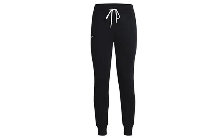 Женские трикотажные спортивные штаны Under Armour, цвет Black