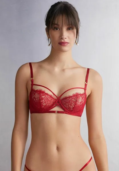 Бюстгальтер на косточках Intimissimi, темно-красный