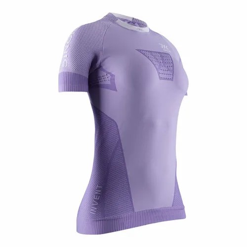 Термобелье футболка X-bionic Invent 4.0 Run Speed Shirt Sh SL Women, влагоотводящий материал, размер S, лиловый