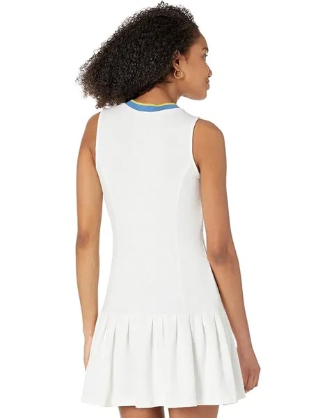 Платье MONROW V-Neck Tennis Dress with Trim Rib, белый