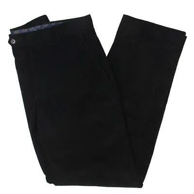 Мужские черные вельветовые брюки Lauren Ralph Lauren S Straight Leg 36/34 BHFO 1147