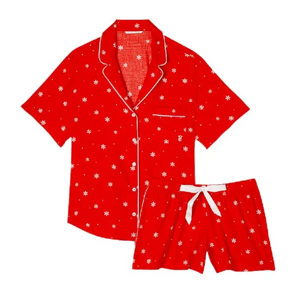 Пижама Victoria's Secret Flannel, красный