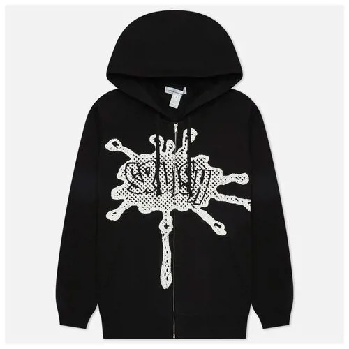 Мужская толстовка Comme des Garcons SHIRT x Christian Marclay Print Splash Zip Hoodie чёрный, Размер S