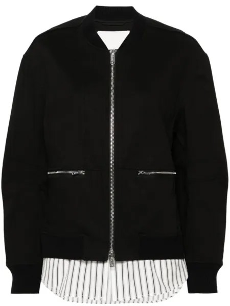 Многослойный бомбер 3.1 Phillip Lim, черный