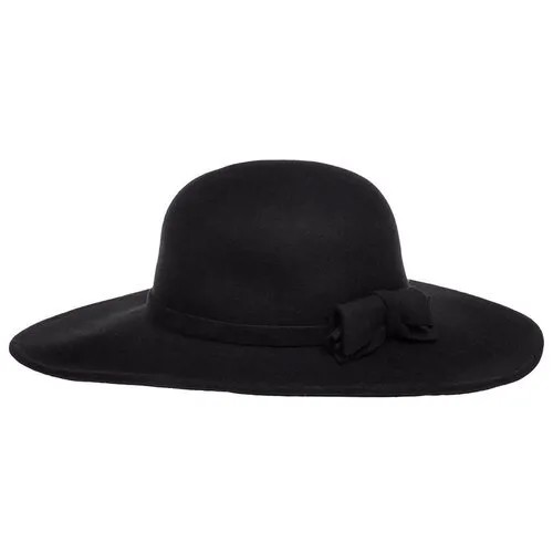 Шляпа с широкими полями SEEBERGER арт. 18449-0 FELT FLOPPY (черный), Размер: UNI