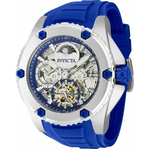 Наручные часы INVICTA, серебряный, синий