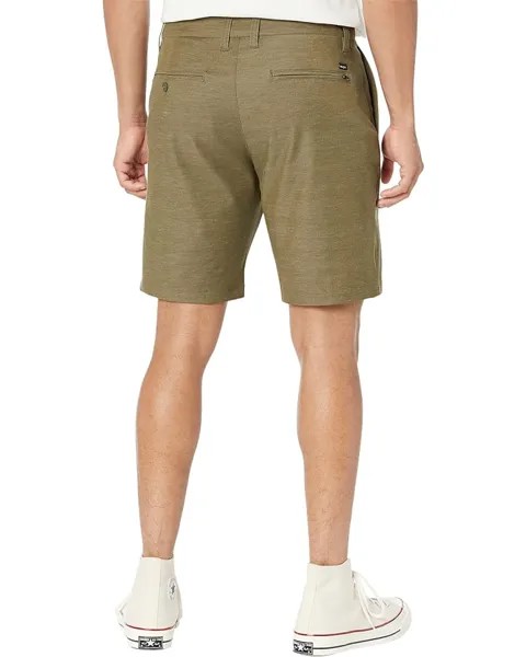 Шорты RVCA Back in Hybrid Shorts, цвет Olive 1