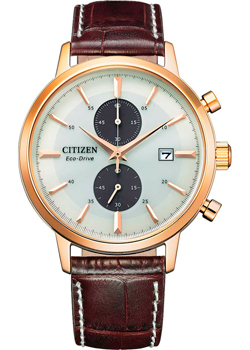 Японские наручные  мужские часы Citizen CA7063-12A. Коллекция Eco-Drive
