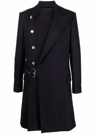 Balmain шерстяное пальто