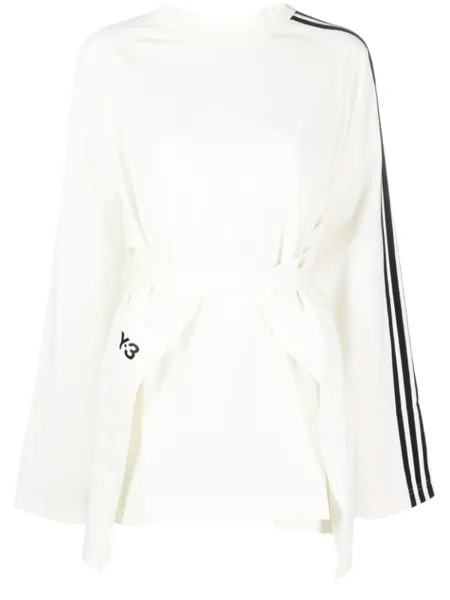 Y-3 футболка Sail Closure с длинными рукавами, белый