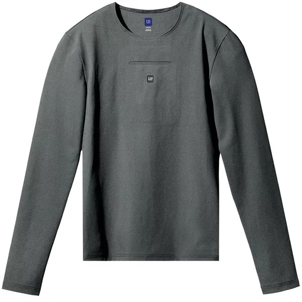 Лонгслив Yeezy Gap Engineered by Balenciaga Second Skin, темно-зеленый