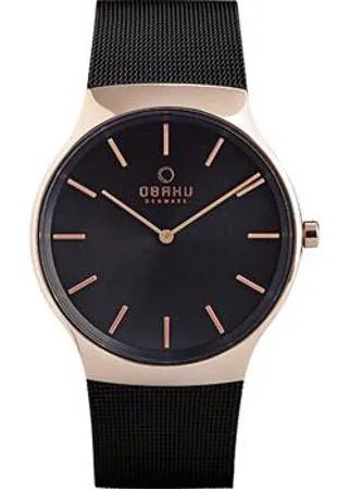 Fashion наручные  мужские часы Obaku V178GXVBMB. Коллекция Mesh