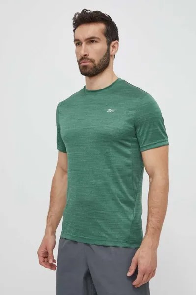 Футболка для тренировок спортсмена Reebok, зеленый