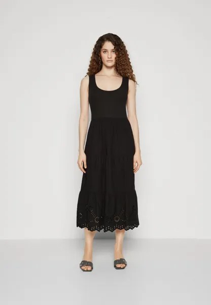 Дневное платье EYELET MIDI MIXED MEDIA GAP, цвет black