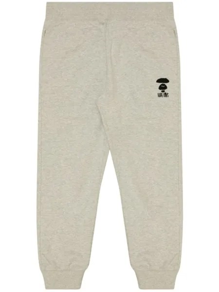 Спортивные брюки с вышитым логотипом AAPE BY *A BATHING APE, серый