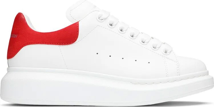 Кроссовки Alexander McQueen Wmns Oversized Sneaker Lush Red, белый