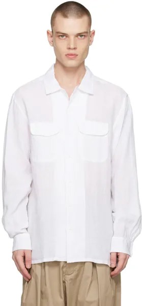 Белая классическая рубашка Engineered Garments