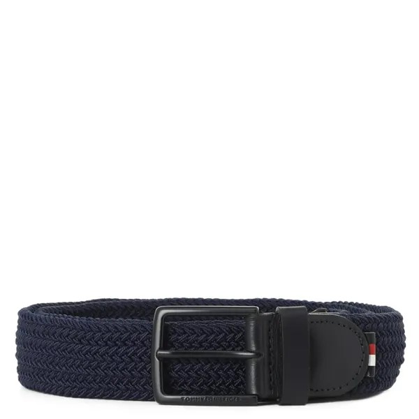 Ремень мужской Tommy Hilfiger ESSENTIAL ELASTIC BELT темно-синий, р. 85