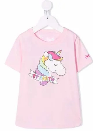MC2 Saint Barth Kids футболка с принтом и логотипом