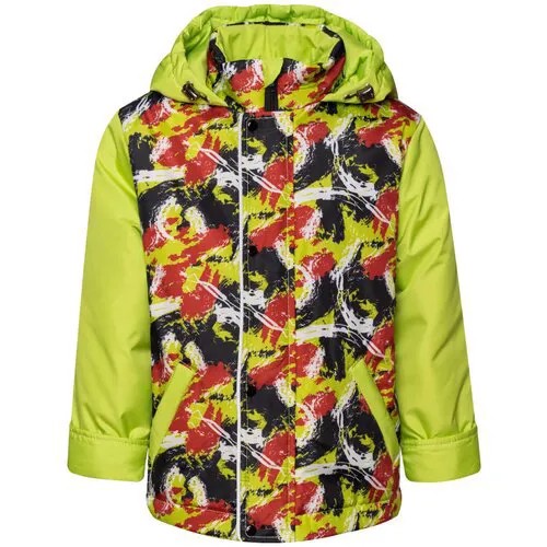 Куртка Arctic Kids демисезонная, размер 122-128, красный, зеленый