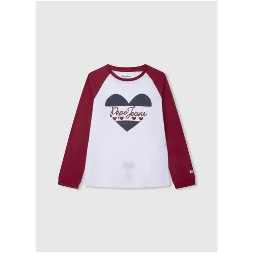 Лонгслив Pepe Jeans, хлопок, размер 12, мультиколор